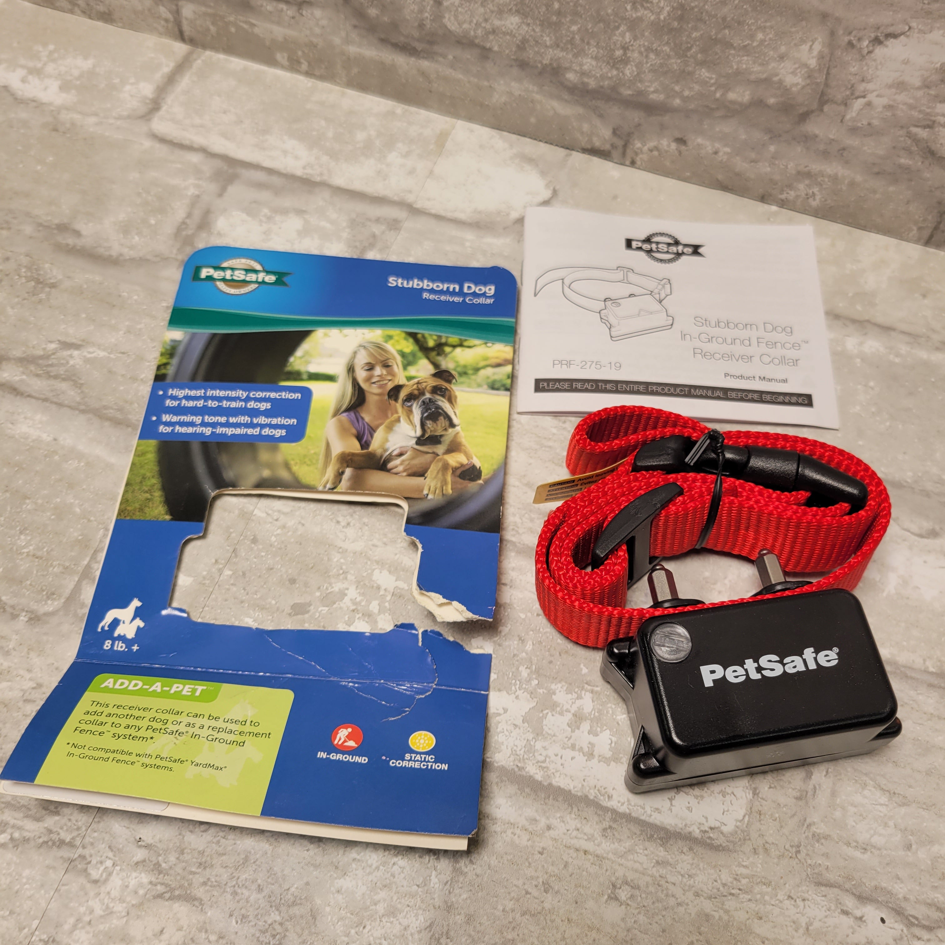 PetSafe Stubborn Dog Receiver Collar PRF-275-19 *READ DESCRIPTION* (8097252081902)